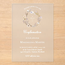 Kranz von Wildblumen | Bestätigung