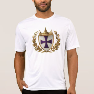 Kranz-Wappen-Schild Activewear T-Shirt