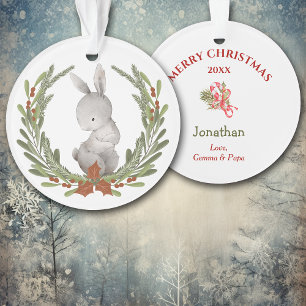 Kränzchen-Häschen-Osternkel-Schmuck Ornament