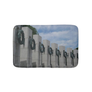 Kränze am World War II Memorial Badematte