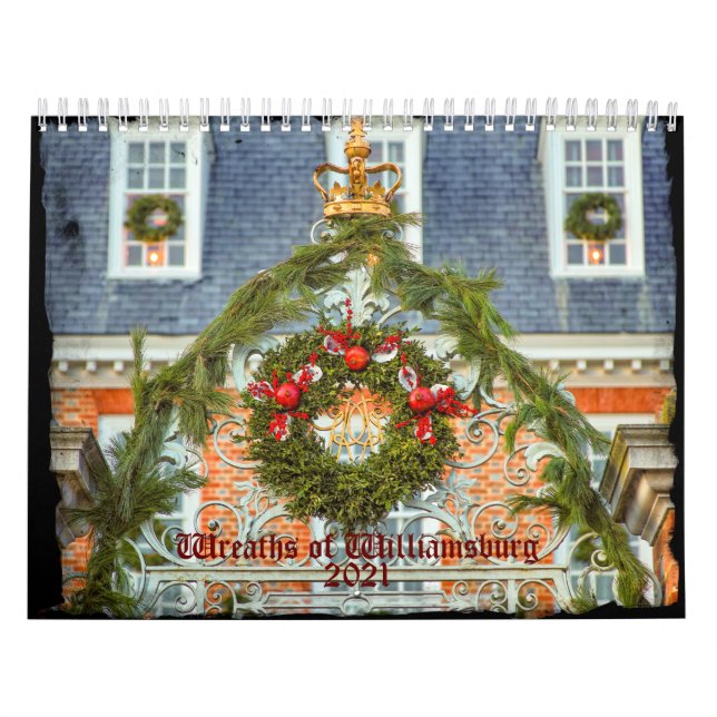 Kränze von Kolonialwilliamsburg Kalender (Titelbild)