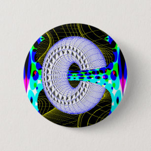 Krapfen gegangener wilder Knopf Button