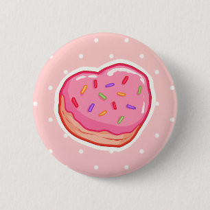 Krapfen I <3 Button