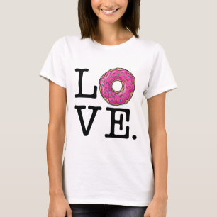 Krapfen-Liebe lustig T-Shirt