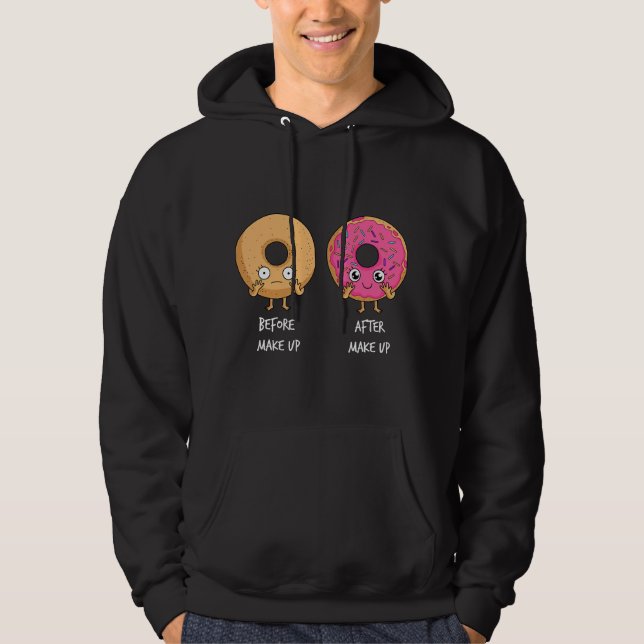 Krapfen - Lustiger Donut Hoodie (Vorderseite)