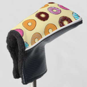 Krapfen-Muster auf Gelb Golf Headcover