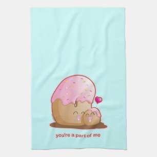 Krapfen-Paare Küchentuch