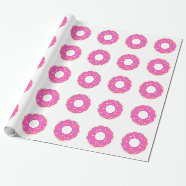 Krapfen-Packpapier Geschenkpapier (Ungerollt)