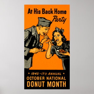 Krapfen-Plakat 1945 Poster
