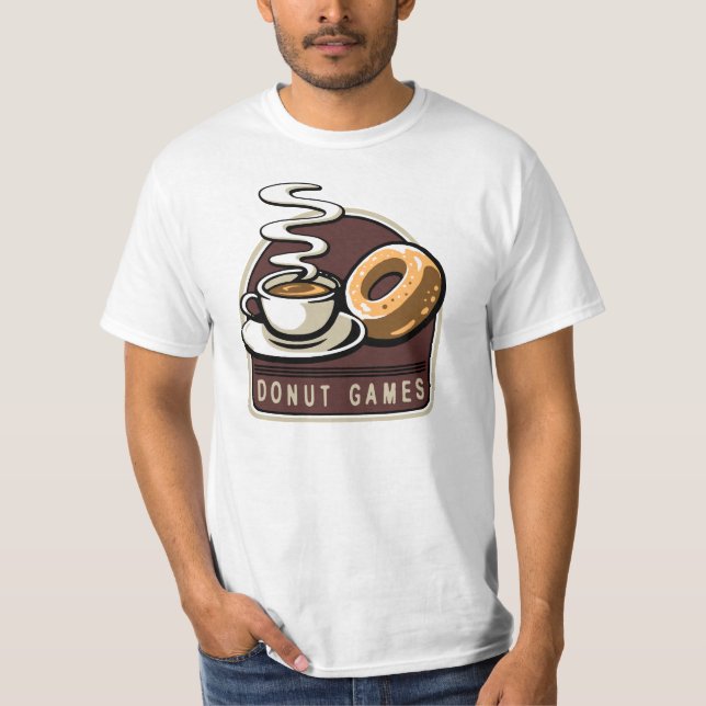 Krapfen-Spiel-T - Shirt (Vorderseite)