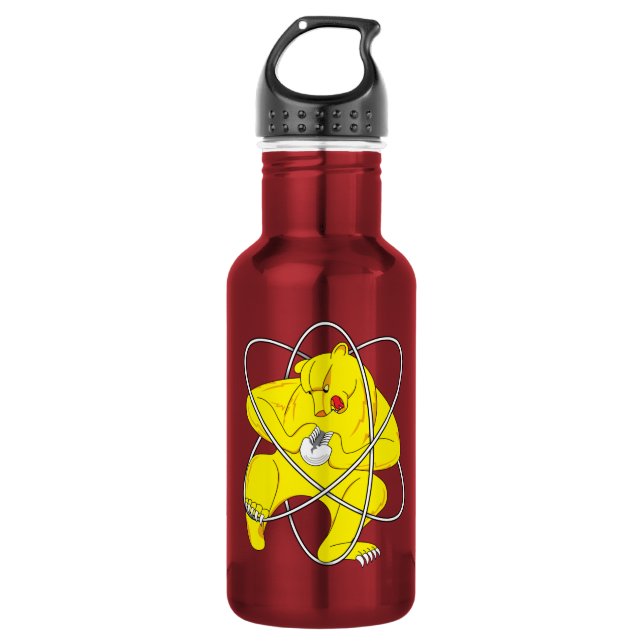 Krasnojarsk-26 Atomic Bear Trinkflasche (Vorderseite)