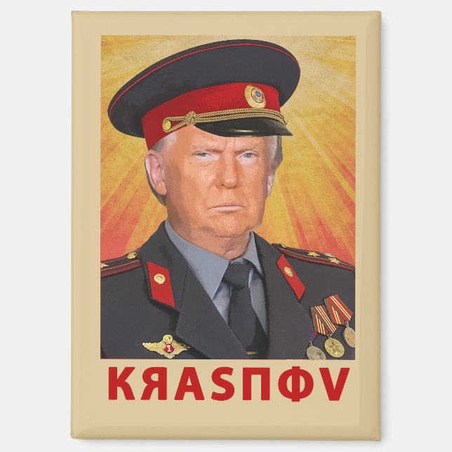 Krasnov Trump Magnet (Vorderseite)