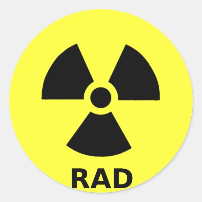 krass runder aufkleber (Vorderseite)