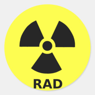 krass runder aufkleber