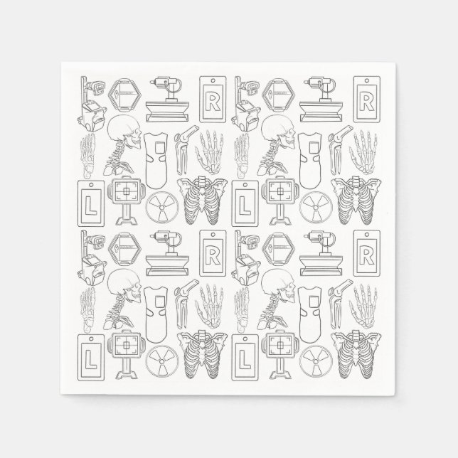 Krass-Tech-Party Serviette (Vorderseite)