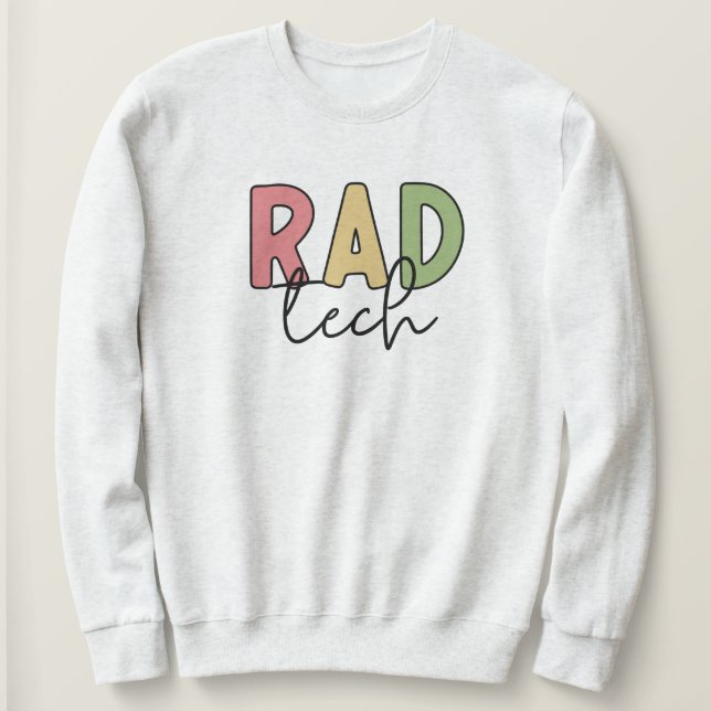 Krass Tech Radiologiologist Radiologie Sweatshirt (Design vorne)