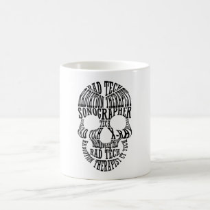 Krass Tech Skull Technologe Xray Radiology Tech Kaffeetasse