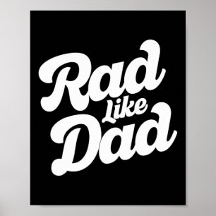 Krass wie Vater Kinder Vatertag Poster