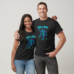 Krass zum Knochen-Skater Skeletton-T - Shirt
