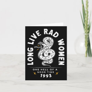 Krasse Frauen in einer Hütte einer guten Zeit 1993 Karte