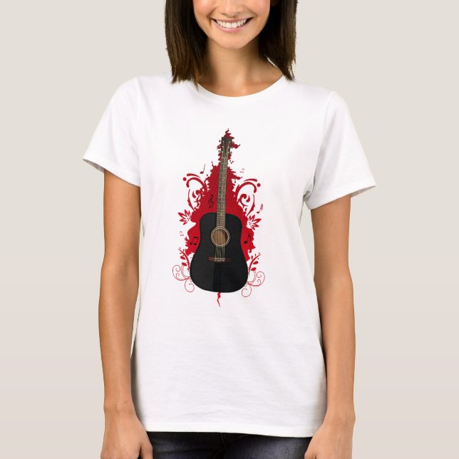Krasse Gitarre T-Shirt (Vorderseite)