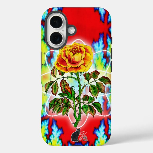 Krasse Krasse Rose Husten Case-Mate iPhone Hülle (Rückseite)