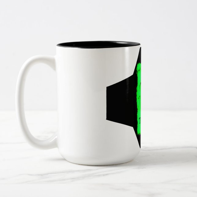 Krasse Rebellion Zweifarbige Tasse (Links)