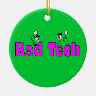 Krasse Tech-Weihnachtsverzierung Keramikornament