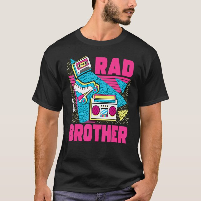 Krasser Bruder der 90er Jahre Ästhetische Nostalgi T-Shirt (Vorderseite)