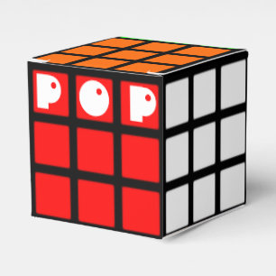 KRASSER Retro-Party-Cube der 80er Jahre Geschenkschachtel