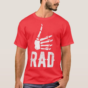Krasser Skelettthumb Radiologiologe T-Shirt