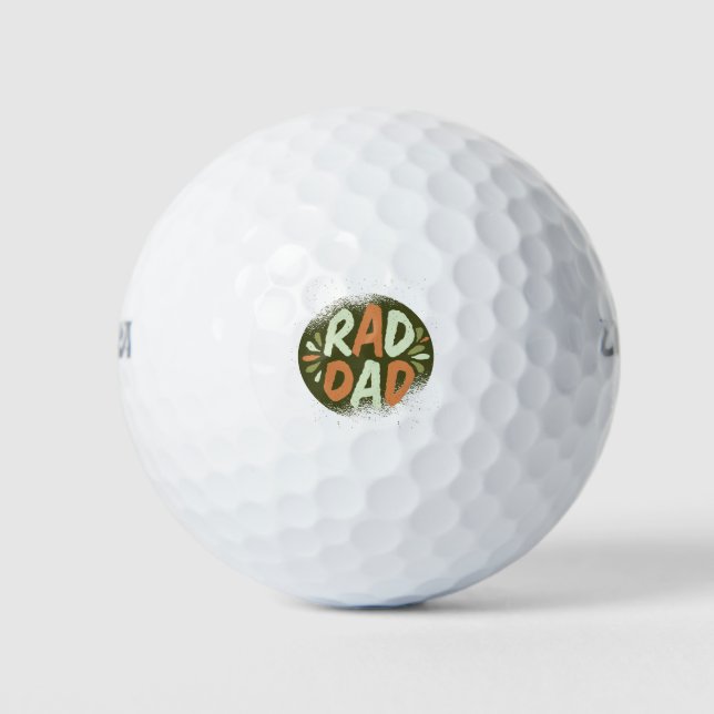 Krasser Vater Golfball (Vorderseite)