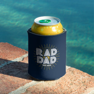 Krasser Vater Kid's Geschenk an Vaterweiße Typogra Dosenkühler