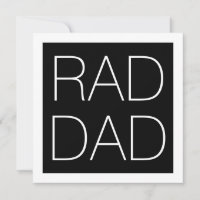 Krasser Vater Schwarz-weißer Platz minimalistisch