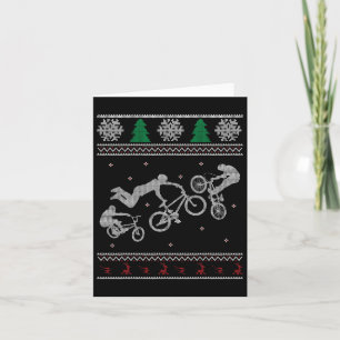 Krasses Bmx-Shirt - Weihnachten im Juli - Schneefl Karte