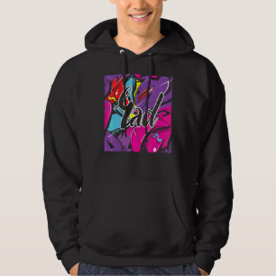 Krasses psychedelisches Design in Liebe der 80er J Hoodie