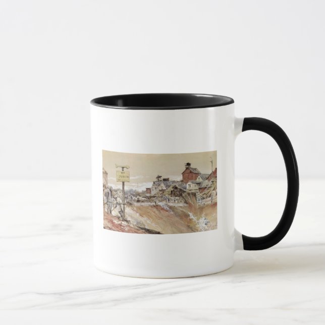 Krater am Schinken-Heiligen-Quentin Tasse (Rechts)