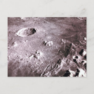 Krater auf dem Mond Postkarte
