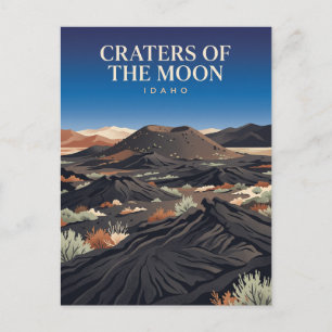 Krater des Mondes Idaho Postkarte
