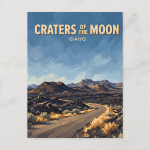 Krater des Mondes National Monument Idaho Postkarte