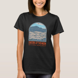Krater des Mondmonds Nationaldenkmal Idaho Retro T-Shirt