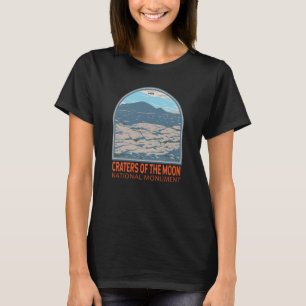 Krater des Mondmonds Nationaldenkmal Idaho Retro T-Shirt