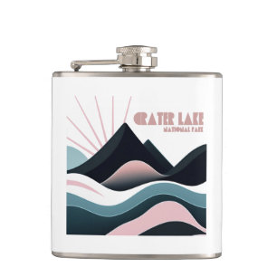 Krater Lake National Park Kolored Hills Flachmann