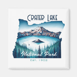 Krater Lake National Park Souvenir Geschenk Magnet