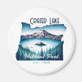 Krater Lake National Park Souvenir Geschenk Magnet