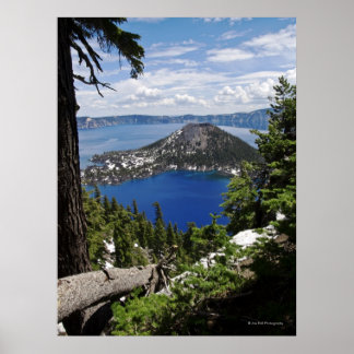 Krater Lake National Park - Wizard Island Poster