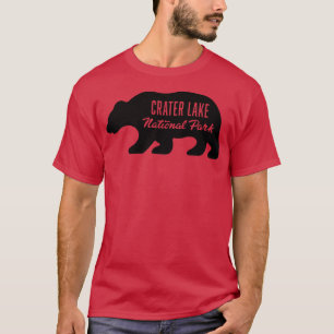 Krater Lake Nationalpark Bär Schwarz T-Shirt