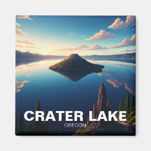 Krater Lake Oregon Magnet