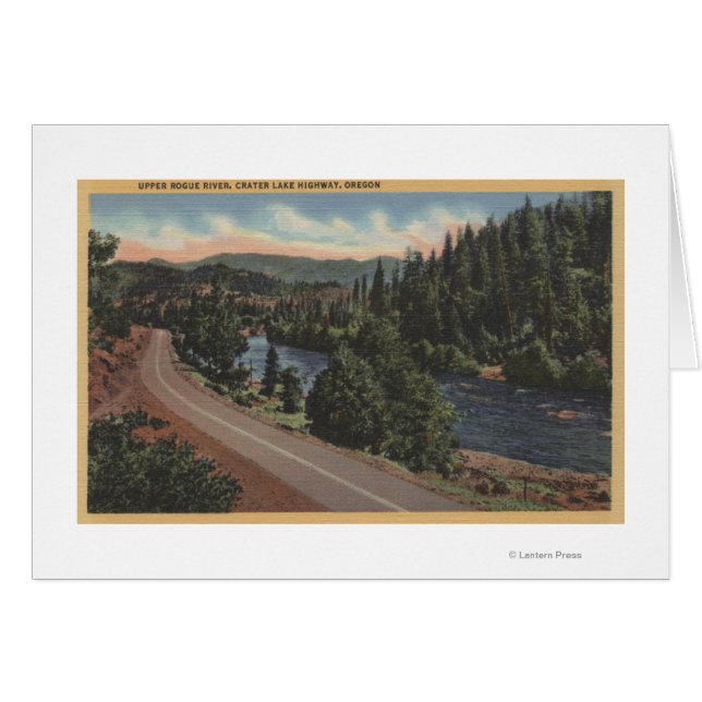 Krater Lake, Oregon - Oberer Rogue (Vorderseite (Horizontal))