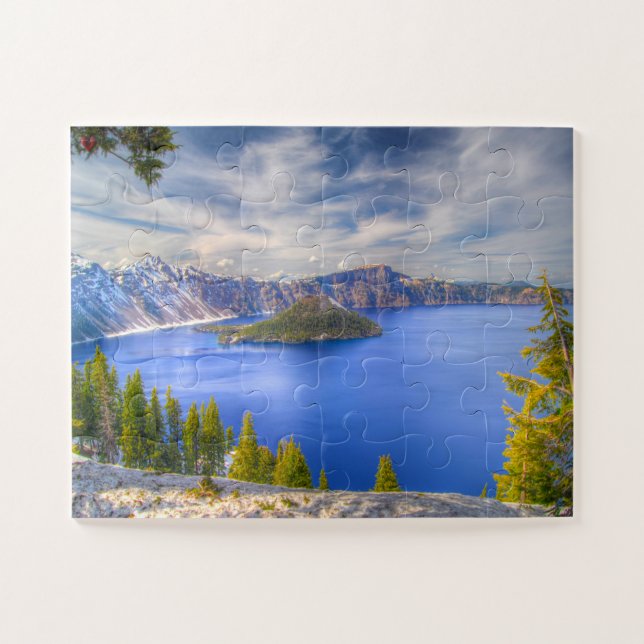 Krater Lake Oregon Puzzle (Horizontal)